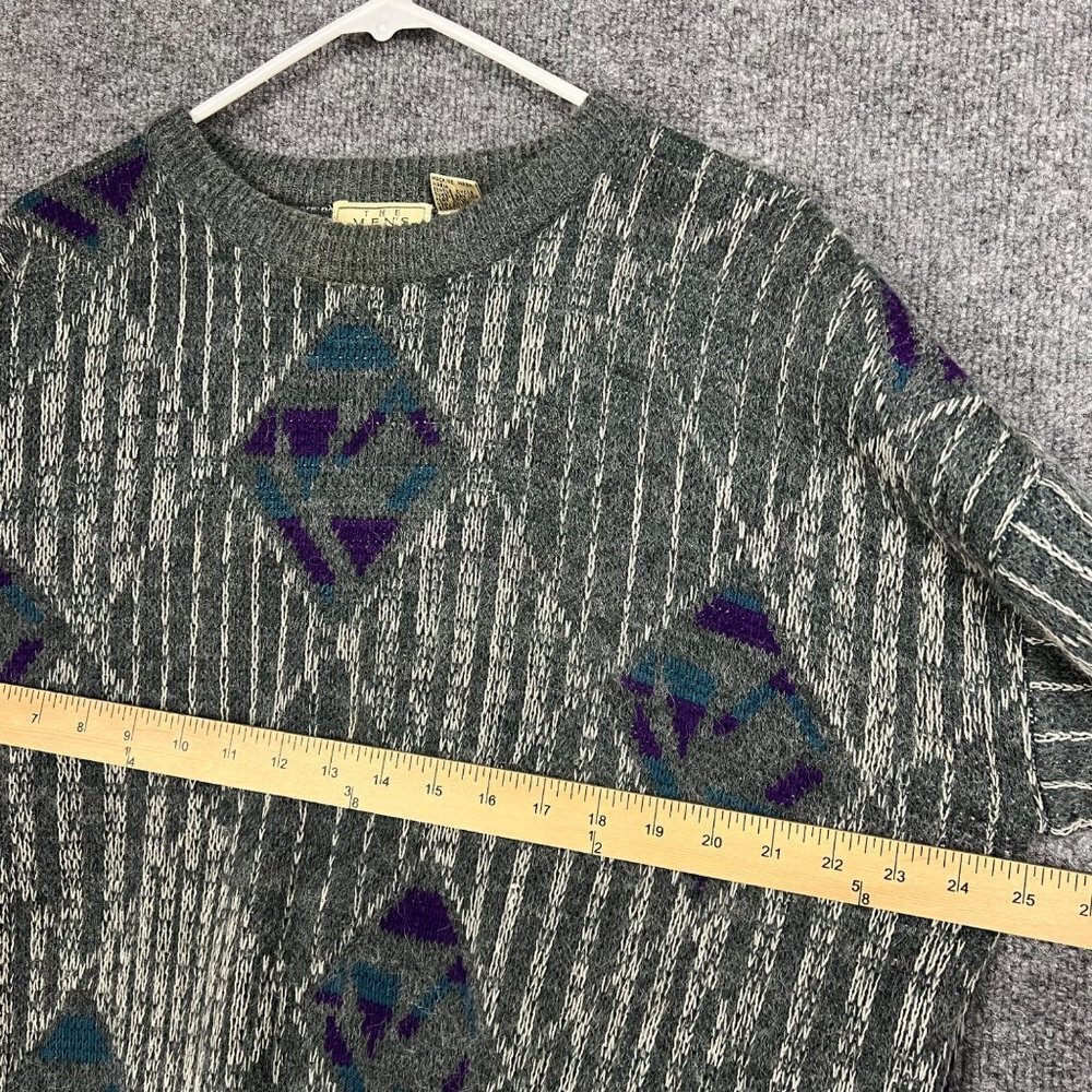 The Mens Store At Sears Aztec Geometric Sweater Pullover MultiColor XL - Picture 4 of 7